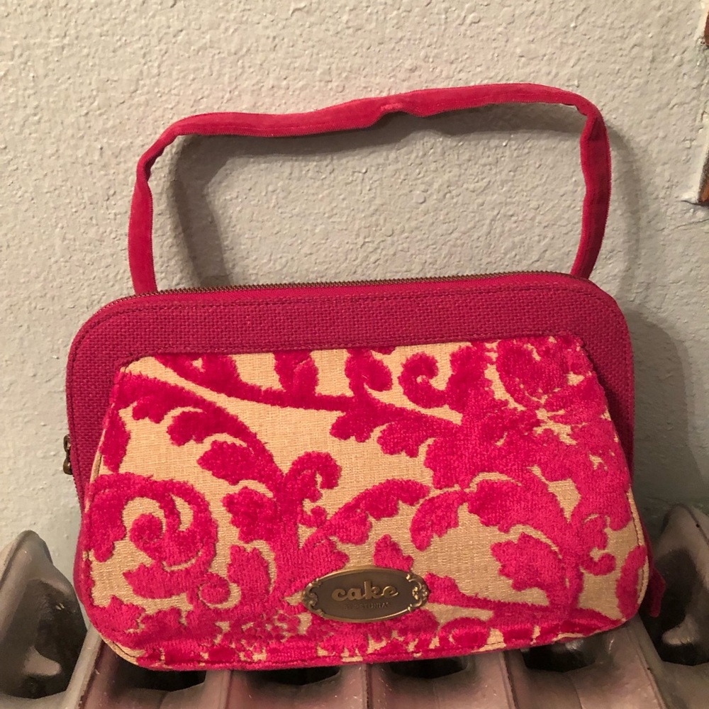 Raspberry Cake Clutch Purse